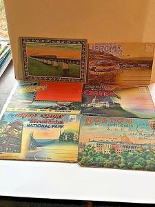 Postcard  Lot of 14  Foldout Souvenir Pks.  6 have some damage.  W3