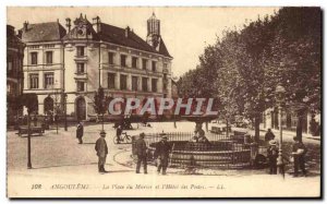 Angouleme - The Mulberry Place - The Hotel des Postes - Old Postcard