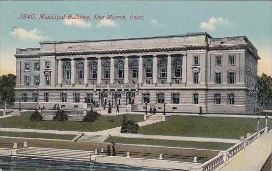 Iowa Des Moines Municipal Building