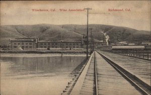 Winehaven Richmond California CAWine Assoc c1910 POstcard