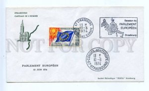 418283 FRANCE Council of Europe 1974 year Strasbourg European Parliament COVER