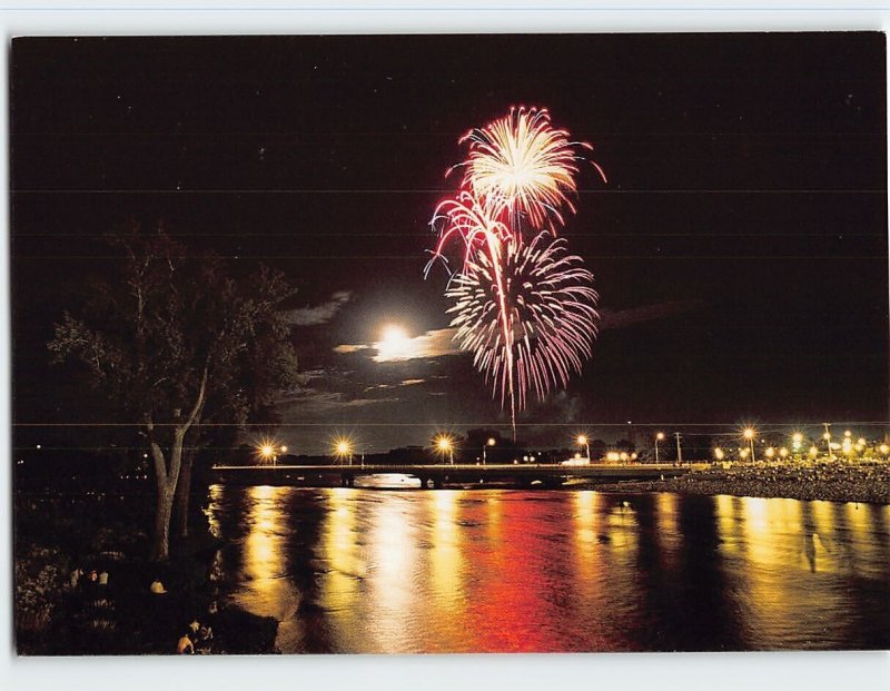 Postcard Fireworks Display, Cedar Falls Tourism & Visitors Bureau, Iowa