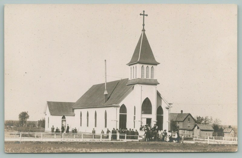 RPPC 10 Churches~Some Congregations~Steeples~.New Construction~Belfries~1905-20s 