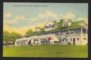 Augusta Country Club Oustide Augusta GA Used c1952