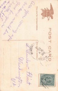 J78/ Uncle Sam Patriotic Postcard c1910 Uncle Sam Smile Suit 459