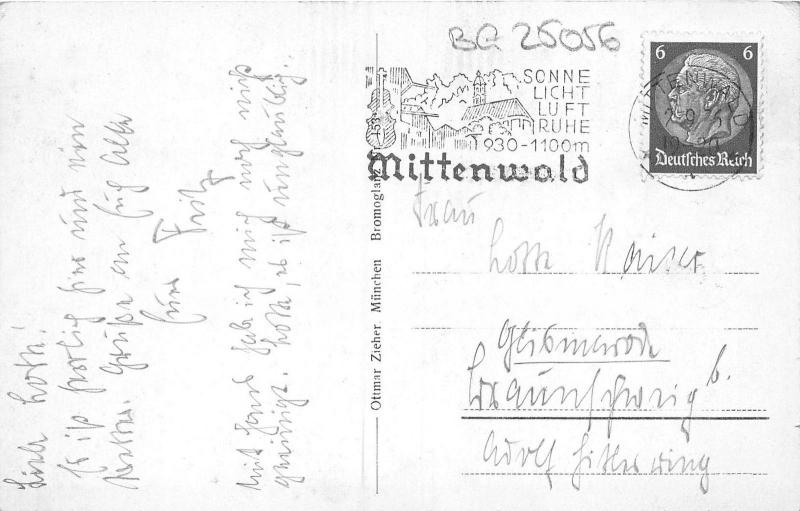 BG25056 mittenwald mit viererspitze karwendelspitze   germany