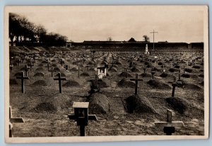Terezín Czech Republic Postcard National Cemetery c1920's WW1 RPPC Photo