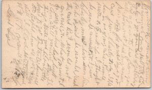 1915 Written Letter Handwriting From South Auburn Nebraska Posted Postcard