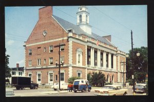 New Bern, North Carolina/NC Postcard, Post Office & Federal Bldg, Old Mail Truck