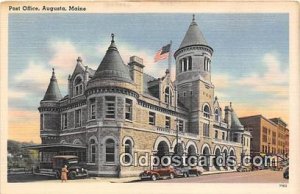 Post Office Augusta, Maine, USA Unused 