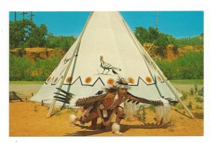 Native American Postcard Redwing Hahtogo Kiowa Eagle Dancer Standard View Card 