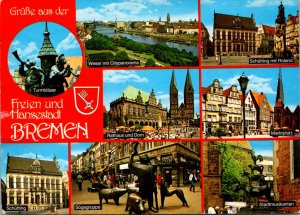 Germany Gruesse Aus Bremen Multi View 1983