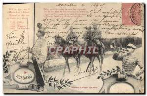 Postcard Old Army 9th Hussars