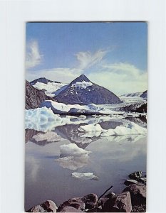 Postcard Portage Glacier Alaska USA