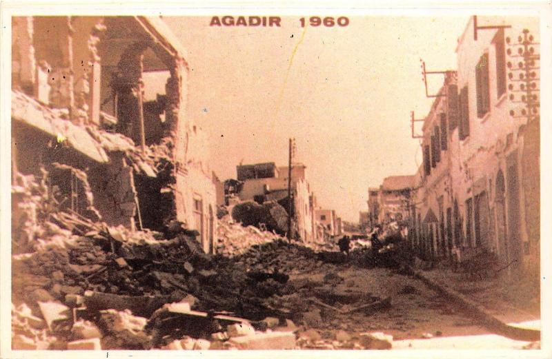 B91184 agadir 1960 after the heart quake  morocco