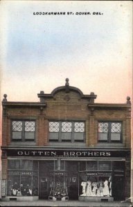 Dover Delaware DE Outten Brothers Department Store Loockerman St. Postcard