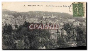 Old Postcard Mortain Vue Generale Jack Du Rocher Brule