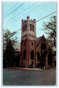 c1950's St. Peter's Episcopal Church Scene Street Rome Georgia GA Postcard