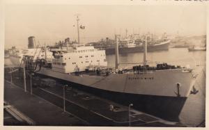 Olympic Wind Liberia Tanker Ship Plain Back Photo Postcard