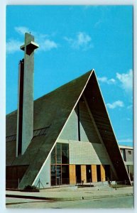 GUANTANAMO CITY, CUBA ~ Modern Architecture ROMAN CATHOLIC CHURCH 1960s Postcard