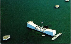 U S S Arizona Memorial Pearl Harbor Honolulu Hawaii Aerial View