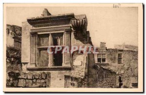 Old Postcard Landscapes and stones Provence Baux B R Window Renaissance Ruin ...