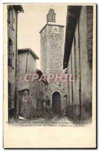 Postcard Old Prison Puy Surroundings Tower carree dungeon Craponne Old Jail s...