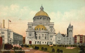 First Church Of Christ Scientist Boston Massachusetts MA Vintage Postcard c1910