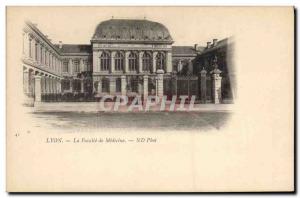 Old Postcard Sante Lyon medical school