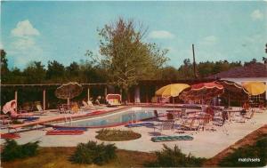 1950s Swimming Pool Bellemont Motor Hotel Restaurant Natchez  Mississippi 55