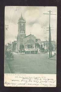 GLOVERSVILLE NEW YORK NY BLEEKER STREET DOWNTOWN SCENE VINTAGE POSTCARD