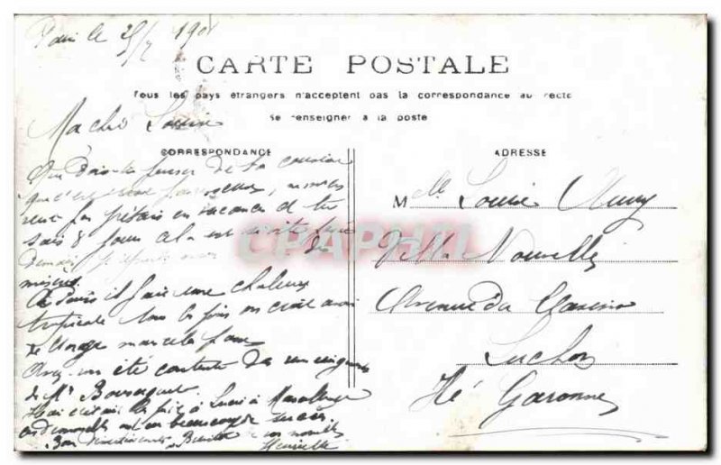 Old Postcard Paris Palais de la Legion d & # 39honneur