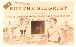 Edythe Siegrist Those Daring Young Men on the Flying Trapeze Cirusc Acrobatic...