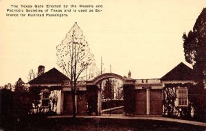 Mount Vernon Virginia Texas Gate Entrance Vintage Postcard AA56135