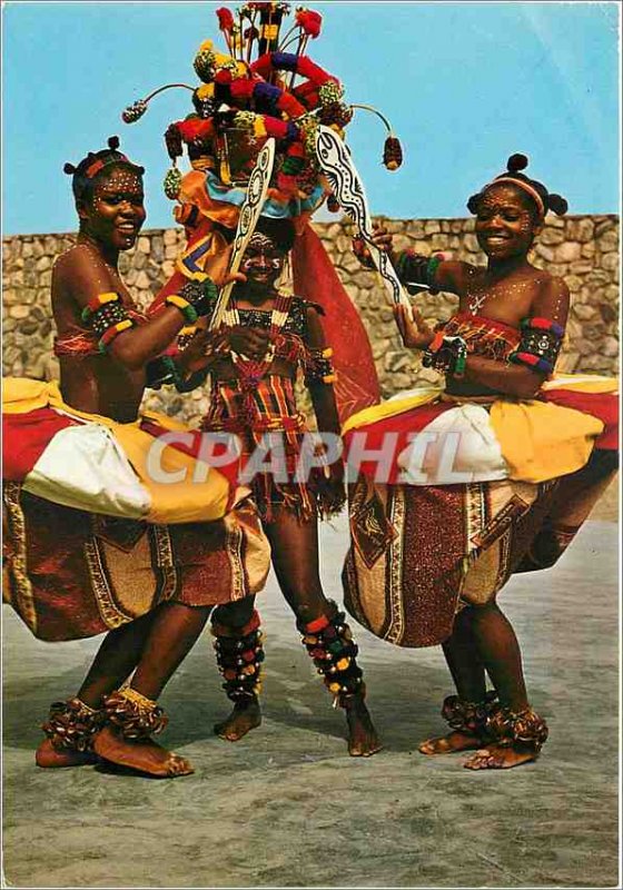 Postcard Modern Dancers Abang Southeastern Nigeria