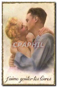 Postcard Old Jaime Gouter your Lips Woman