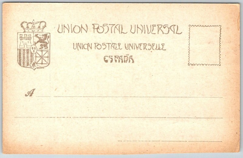 Spain c1905 Postcard Andalusian Landscape The First Task Farmer Road