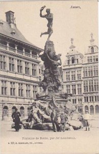 Belgium Antwerpen Anvers Fontaine de Brabo par Jef Lambeaux