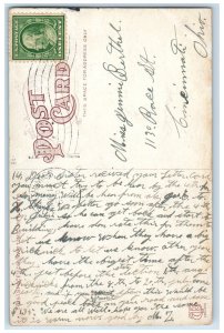 c1910's I. C. Depot Station Railroad Train Corinth Mississippi MS Postcard 