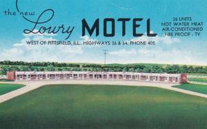 Illinois Pittsfield The Lowry Motel