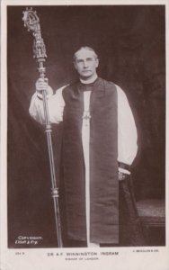 Dr A F Winnington Ingram Bishop Of London Real Photo