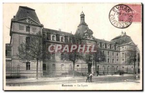 Old Postcard Rennes Le Lycee