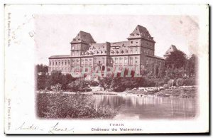 Old Postcard Turin Castle Of Valentino