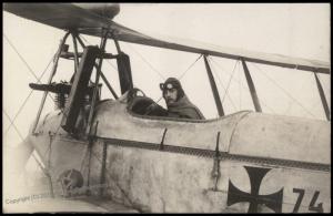 Germany WWI 1917 Frischenachlager Pilot  RPPC 75821