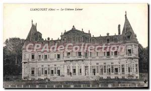 Old Postcard Liancourt Oise Chateau Latour