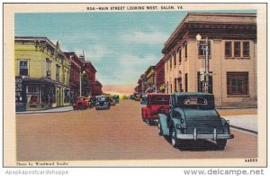 Maine Street Looking West Salem Virginia