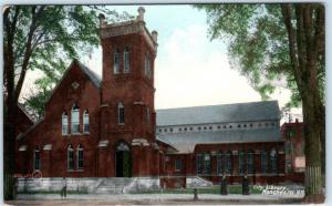 MANCHESTER, New Hampshire  NH    CITY LIBRARY  1909   Postcard