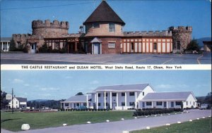 Olean New York NY Motel Vintage Postcard