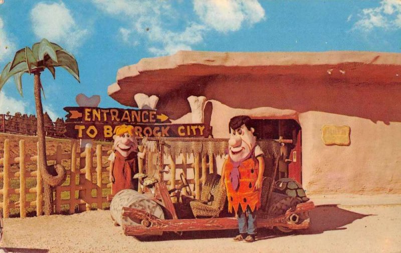 Flintstone's Bedrock City Custer South Dakota Vintage Postcard RR184