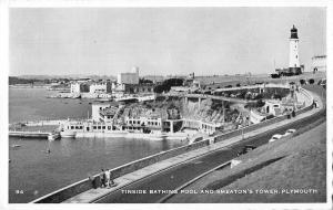 BR95886 tinside bathing pool and smeaton s tower plymouth   uk